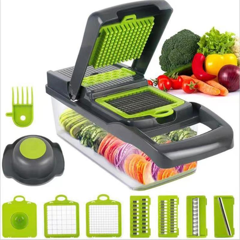 2-In-1 Mini Electric Vegetable Slicer - Multifunctional Household